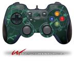 Bokeh Music Seafoam Green - Decal Style Skin fits Logitech F310 Gamepad Controller (CONTROLLER SOLD SEPARATELY)