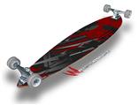 Baja 0014 Red Dark - Decal Style Vinyl Wrap Skin fits Longboard Skateboards up to 10"x42" (LONGBOARD NOT INCLUDED)