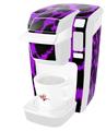 Decal Style Vinyl Skin compatible with Keurig K10 / K15 Mini Plus Coffee Makers Purple Leopard (KEURIG NOT INCLUDED)