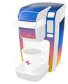 Decal Style Vinyl Skin compatible with Keurig K10 / K15 Mini Plus Coffee Makers Smooth Fades Sunset (KEURIG NOT INCLUDED)