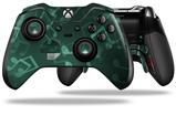 Bokeh Music Seafoam Green - Decal Style Skin fits Microsoft XBOX One ELITE Wireless Controller