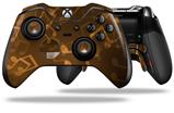 Bokeh Music Orange - Decal Style Skin fits Microsoft XBOX One ELITE Wireless Controller