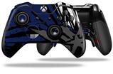 Baja 0040 Blue Navy - Decal Style Skin fits Microsoft XBOX One ELITE Wireless Controller