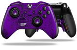 Folder Doodles Purple - Decal Style Skin fits Microsoft XBOX One ELITE Wireless Controller