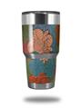 Skin Decal Wrap for Yeti Tumbler Rambler 30 oz Flowers Pattern 01 (TUMBLER NOT INCLUDED)