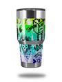 Skin Decal Wrap for Yeti Tumbler Rambler 30 oz Scene Kid Sketches Rainbow (TUMBLER NOT INCLUDED)