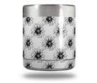 Skin Decal Wrap for Yeti Rambler Lowball - Kearas Daisies Black on White