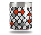 Skin Decal Wrap for Yeti Rambler Lowball - Locknodes 05 Red