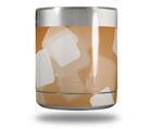 Skin Decal Wrap for Yeti Rambler Lowball - Bokeh Squared Orange