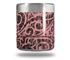 Skin Decal Wrap for Yeti Rambler Lowball - Folder Doodles Pink
