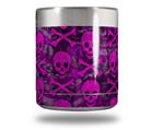 Skin Decal Wrap for Yeti Rambler Lowball - Pink Skull Bones