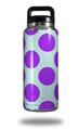 WraptorSkinz Skin Decal Wrap for Yeti Rambler Bottle 36oz Kearas Polka Dots Purple And Blue  (YETI NOT INCLUDED)