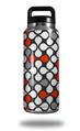 WraptorSkinz Skin Decal Wrap for Yeti Rambler Bottle 36oz Locknodes 05 Red  (YETI NOT INCLUDED)