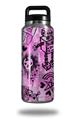 WraptorSkinz Skin Decal Wrap for Yeti Rambler Bottle 36oz Scene Kid Sketches Pink  (YETI NOT INCLUDED)