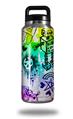 WraptorSkinz Skin Decal Wrap for Yeti Rambler Bottle 36oz Scene Kid Sketches Rainbow  (YETI NOT INCLUDED)