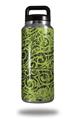 WraptorSkinz Skin Decal Wrap for Yeti Rambler Bottle 36oz Folder Doodles Sage Green (YETI NOT INCLUDED)