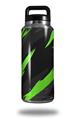 Skin Decal Wrap for Yeti Rambler Bottle 36oz Jagged Camo Neon Green (YETI NOT INCLUDED)