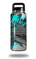 Skin Decal Wrap for Yeti Rambler Bottle 36oz Baja 0032 Neon Teal (YETI NOT INCLUDED)