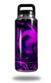 Skin Decal Wrap compatible with Yeti Rambler Bottle 36oz Liquid Metal Chrome Purple (YETI NOT INCLUDED)
