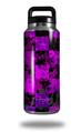WraptorSkinz Skin Decal Wrap for Yeti Rambler Bottle 36oz Purple Star Checkerboard  (YETI NOT INCLUDED)