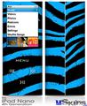 iPod Nano 4G Skin - Zebra Blue