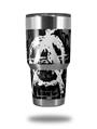 WraptorSkinz Skin Wrap compatible with RTIC 30oz ORIGINAL 2017 AND OLDER Tumblers Anarchy (TUMBLER NOT INCLUDED)