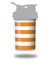 Decal Style Skin Wrap works with Blender Bottle 22oz ProStak Psycho Stripes Orange and White (BOTTLE NOT INCLUDED)