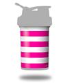 Decal Style Skin Wrap works with Blender Bottle 22oz ProStak Psycho Stripes Hot Pink and White (BOTTLE NOT INCLUDED)