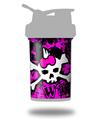 Decal Style Skin Wrap works with Blender Bottle 22oz ProStak Punk Skull Princess (BOTTLE NOT INCLUDED)