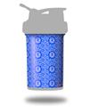 Decal Style Skin Wrap works with Blender Bottle 22oz ProStak Gothic Punk Pattern Blue (BOTTLE NOT INCLUDED)