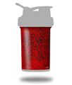 Decal Style Skin Wrap works with Blender Bottle 22oz ProStak Folder Doodles Red (BOTTLE NOT INCLUDED)