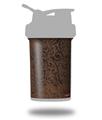Decal Style Skin Wrap works with Blender Bottle 22oz ProStak Folder Doodles Chocolate Brown (BOTTLE NOT INCLUDED)