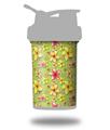 Decal Style Skin Wrap works with Blender Bottle 22oz ProStak Beach Flowers Sage Green (BOTTLE NOT INCLUDED)