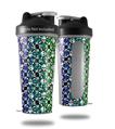 Decal Style Skin Wrap works with Blender Bottle 28oz Splatter Girly Skull Rainbow (BOTTLE NOT INCLUDED)