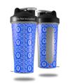 Decal Style Skin Wrap works with Blender Bottle 28oz Gothic Punk Pattern Blue (BOTTLE NOT INCLUDED)