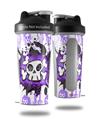 Decal Style Skin Wrap works with Blender Bottle 28oz Cartoon Skull Purple (BOTTLE NOT INCLUDED)