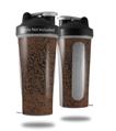 Decal Style Skin Wrap works with Blender Bottle 28oz Folder Doodles Chocolate Brown (BOTTLE NOT INCLUDED)