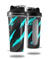 Decal Style Skin Wrap works with Blender Bottle 28oz Jagged Camo Neon Teal (BOTTLE NOT INCLUDED)