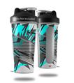 Decal Style Skin Wrap works with Blender Bottle 28oz Baja 0032 Neon Teal (BOTTLE NOT INCLUDED)