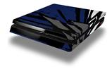 Vinyl Decal Skin Wrap compatible with Sony PlayStation 4 Slim Console Baja 0040 Blue Navy (PS4 NOT INCLUDED)