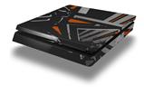 Vinyl Decal Skin Wrap compatible with Sony PlayStation 4 Slim Console Baja 0023 Orange Burnt (PS4 NOT INCLUDED)