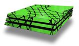 Vinyl Decal Skin Wrap compatible with Sony PlayStation 4 Pro Console Ripped Fishnets Green (PS4 NOT INCLUDED)
