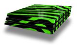 Vinyl Decal Skin Wrap compatible with Sony PlayStation 4 Pro Console Zebra Green (PS4 NOT INCLUDED)
