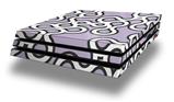 Vinyl Decal Skin Wrap compatible with Sony PlayStation 4 Pro Console Locknodes 03 Lavender (PS4 NOT INCLUDED)