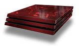 Vinyl Decal Skin Wrap compatible with Sony PlayStation 4 Pro Console Bokeh Music Red (PS4 NOT INCLUDED)