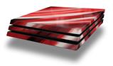 Vinyl Decal Skin Wrap compatible with Sony PlayStation 4 Pro Console Paint Blend Red (PS4 NOT INCLUDED)