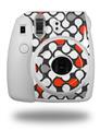 WraptorSkinz Skin Decal Wrap compatible with Fujifilm Mini 8 Camera Locknodes 05 Red (CAMERA NOT INCLUDED)