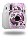 WraptorSkinz Skin Decal Wrap compatible with Fujifilm Mini 8 Camera Cartoon Skull Pink (CAMERA NOT INCLUDED)