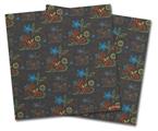 WraptorSkinz Vinyl Craft Cutter Designer 12x12 Sheets Flowers Pattern 07 - 2 Pack