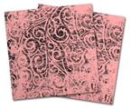 WraptorSkinz Vinyl Craft Cutter Designer 12x12 Sheets Folder Doodles Pink - 2 Pack